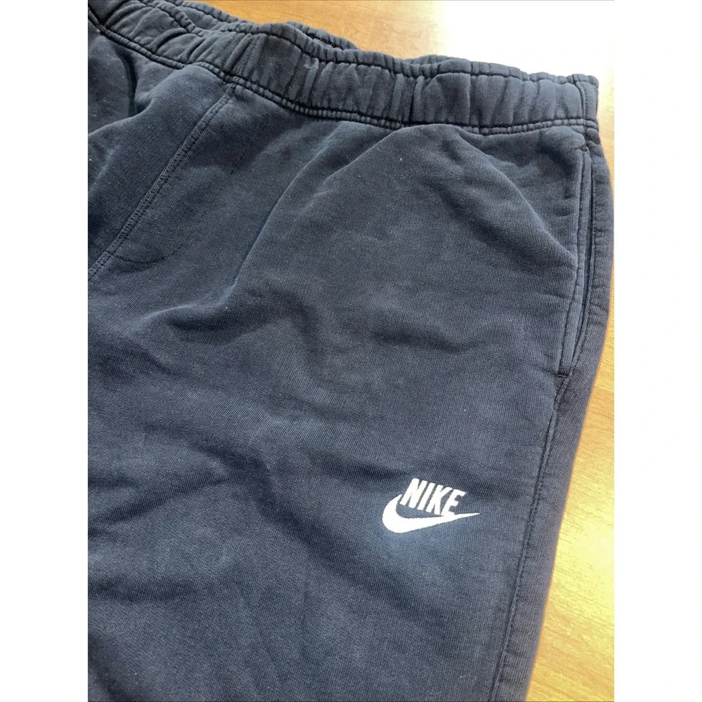 Nike Heavy‎ French Terry Cloth Sweatpants Men L Black HO10 Holiday Collection